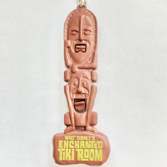 Disney World Enchanted Tiki Room Keychain Purse Charm Zipper Pull Disneyana - Picture 8 of 10